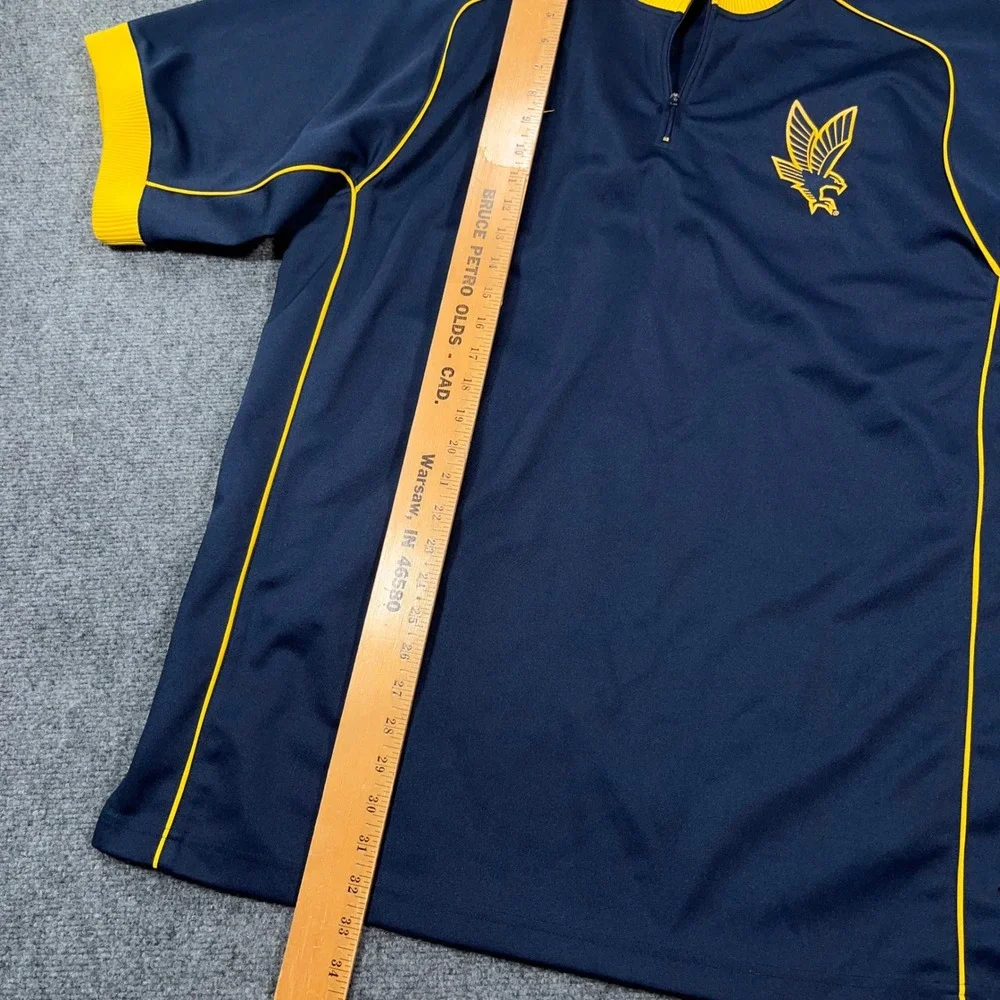 VTG Nike Team Marquette Golden Eagles Men's L 1/4 Zip‎ Warm Up Shirt Loose Fit